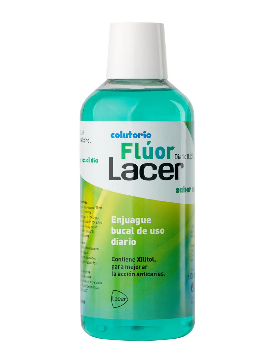 Daily fluor 0,05% Mint Lacer 500 ml-Mint Flavored Mouth Wash for Children