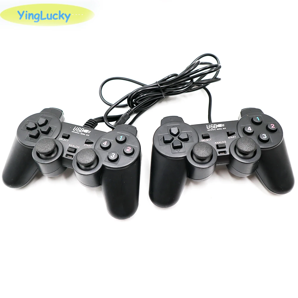 1 pair of Double Wired Wireless Joypad Gamepad for 3D Pandora Box Arcade Cabinet Machined Wired Wireless joypad