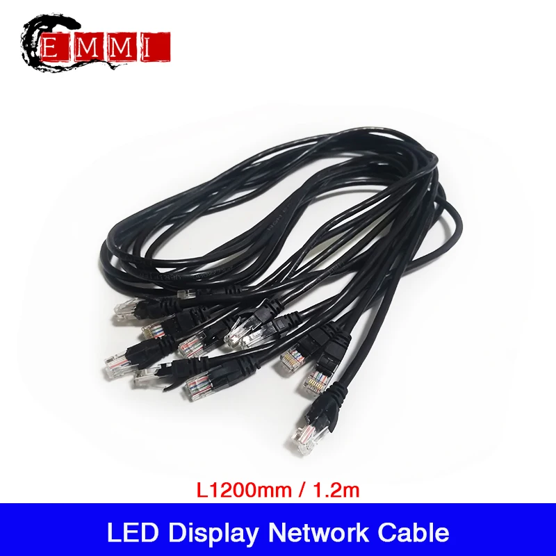 

10Pcs/Lot 1200mm / 1.2meter RJ45 LED Display Network Cable