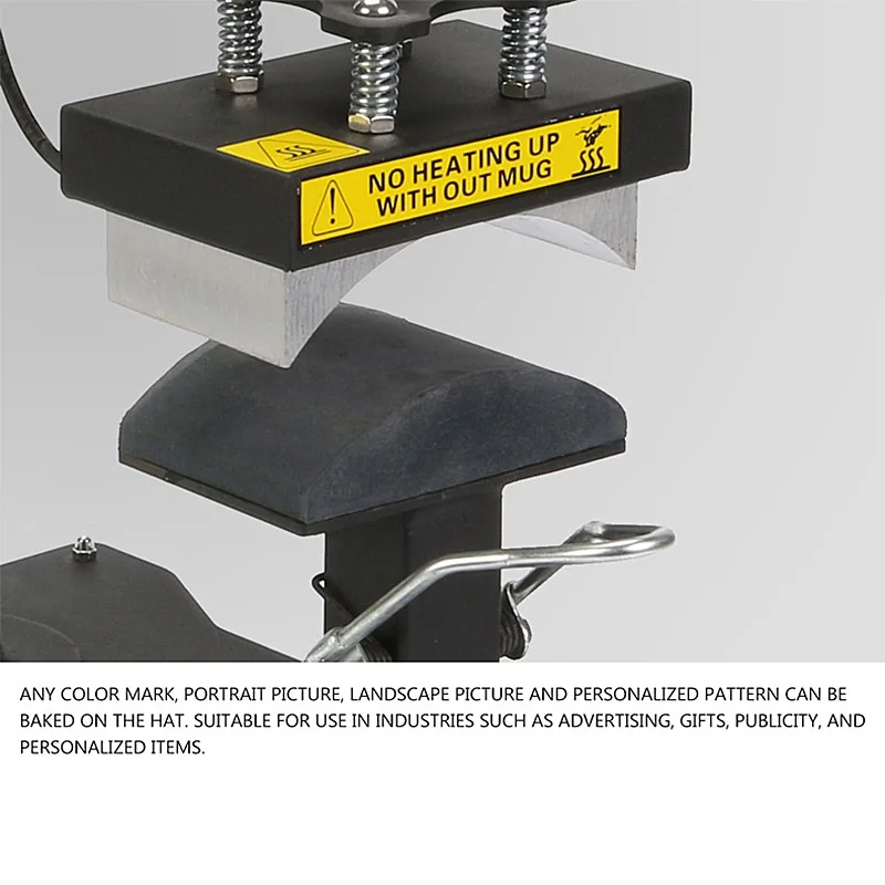 110 V/220 V Baking Topi Stainless Steel Transfer Hot Stamping Mesin Panas Mesin Cetak Mesin Desktop