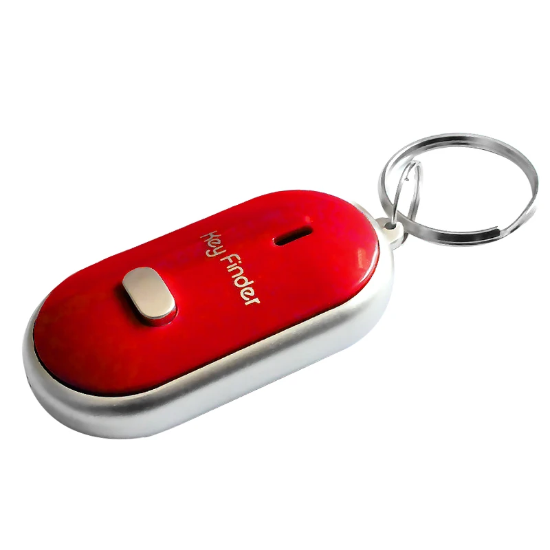 LED Key Finder Locator Find Lost Keys Chain Keychain Whistle Sound Control UND Sale