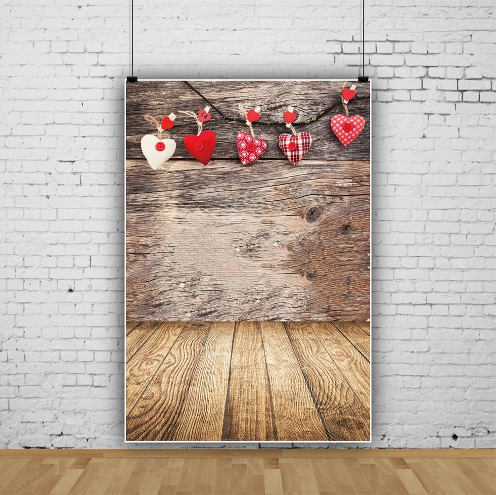 Laeacco Old Wooden Boards Photo Background Christmas Child Portrait Toy Photocall Poster Plank Texture Floor Photograph Backdrop
