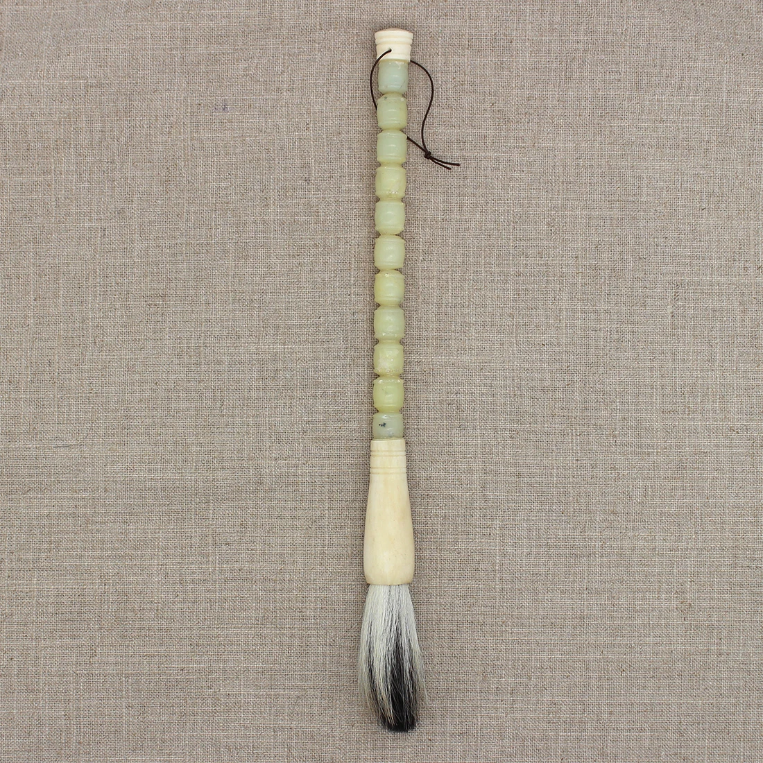 Decorative calligraphy brush,Table accessory ,Serpentine Jade