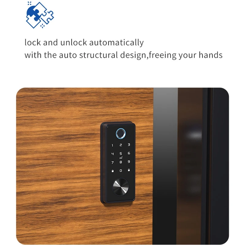 Smart TTLock Bluetooth Keyless Entry Door Lock Electronic Keypad Deadbolt Locker Password Fingerprint Storage IC Card Locks