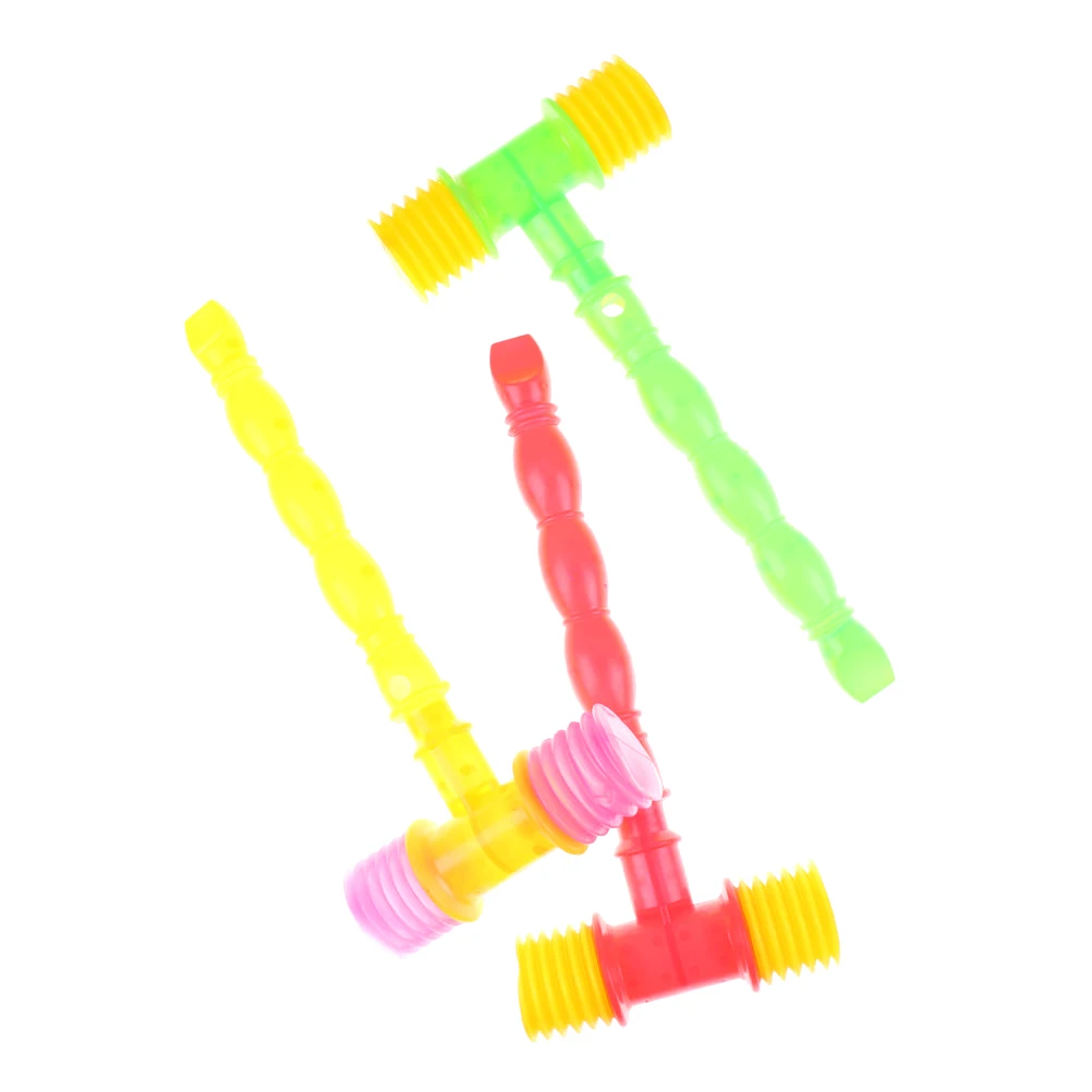 25cm bambino formazione bambino bambini maniglia martello di plastica fischio giocattoli per bambini creatore di rumore giocattoli divertenti