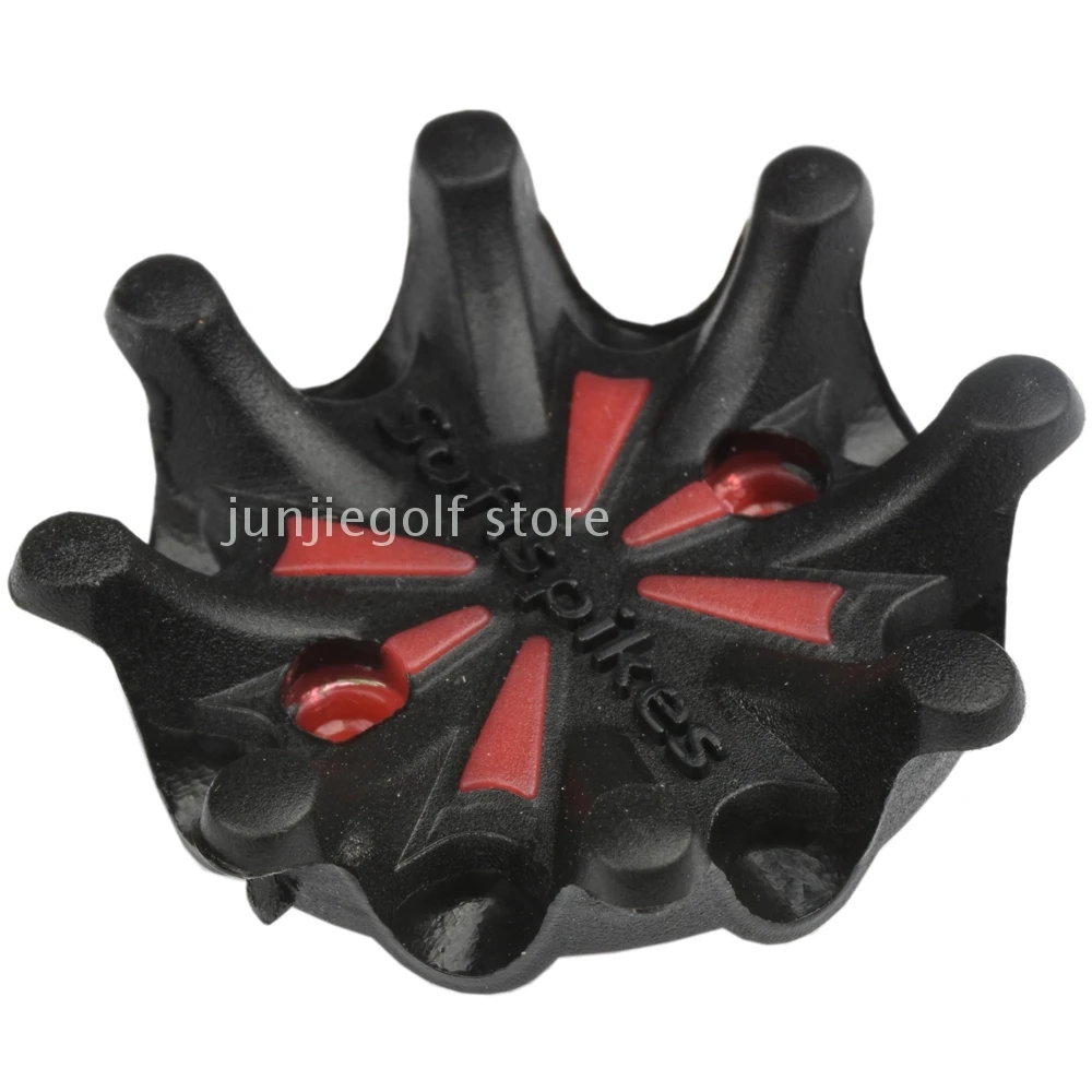 14pcs /Lot  Golf Shoes Spikes Pins 1/4 Turn Fast Twist Cleats Golf Spikes Replacement Training Aids Tool Accessories Red