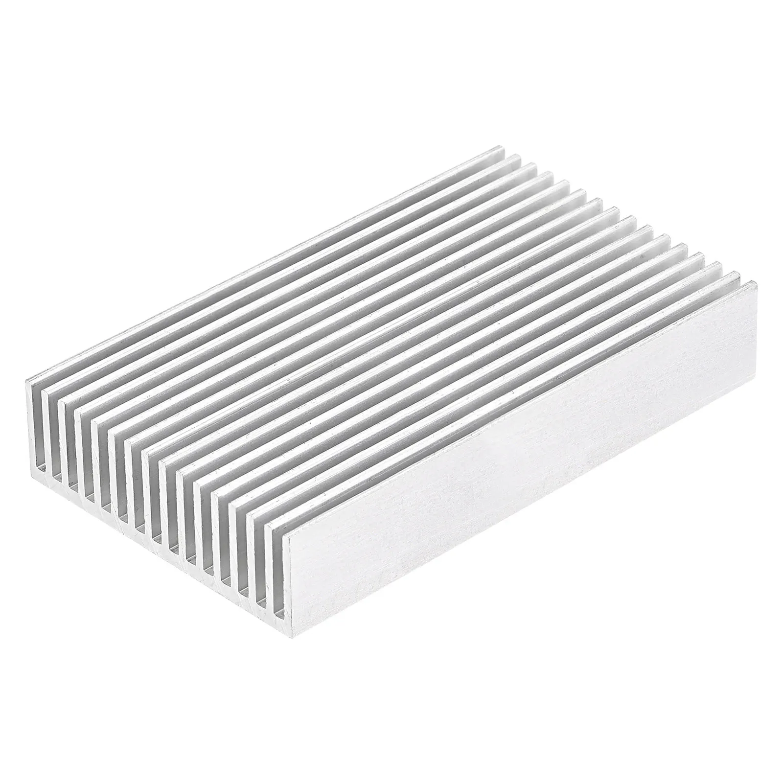 

Uxcell Electronic Heat Dissipation Cooler Aluminium Heatsink 100x50x15mm for CPU Silver Tone