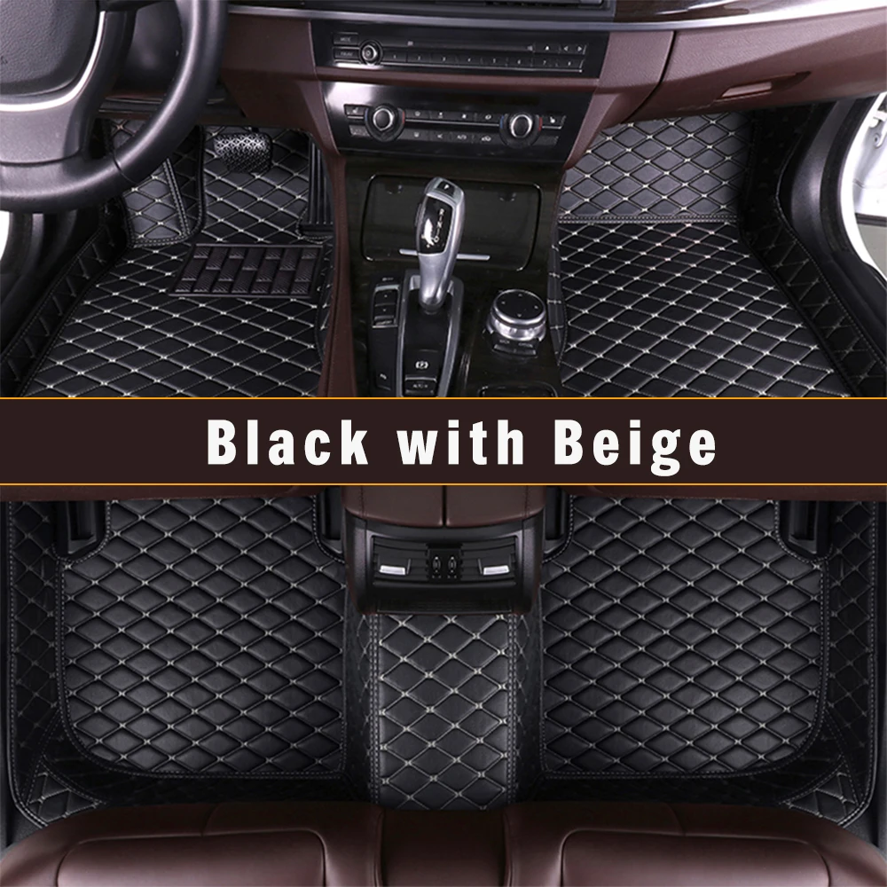 

Car Floor Mats For Hyundai Elantra 2018 Leather Carpet Type High-End Decorative Interior Car Accessories