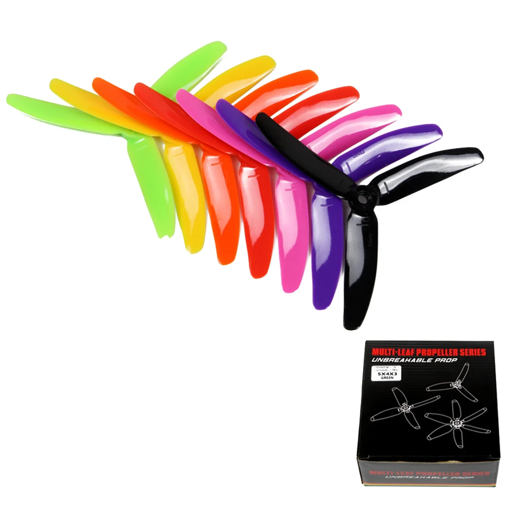 20pcs/lot Kingkong 5045 3-Blade Single Color CW CCW Propellers For FPV Racer Multicopter Drone Quadcopter F450 F550 F330(10pair)