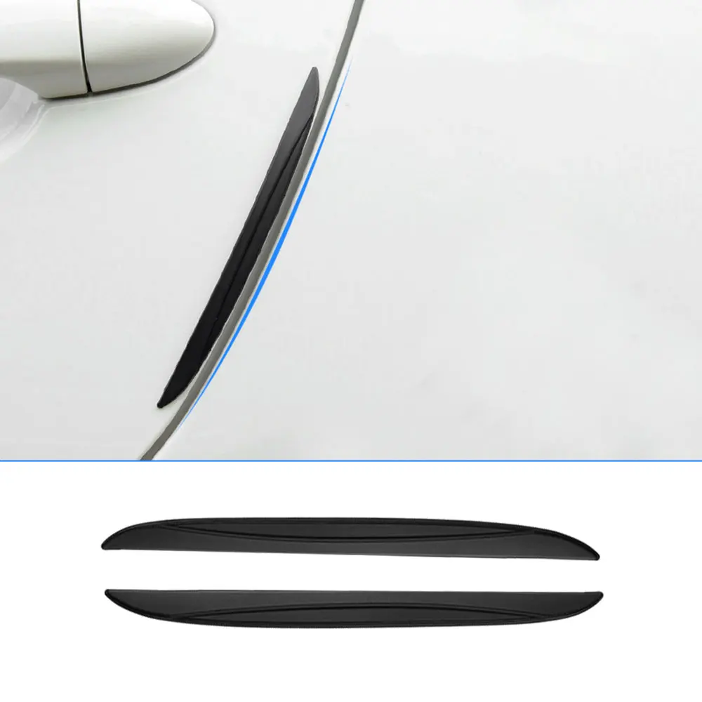 4PCS / Set Universal Scrape Guard Bumper Guards Car Door Edge Protector Rearview Mirror Protection Sticker Protective Strip