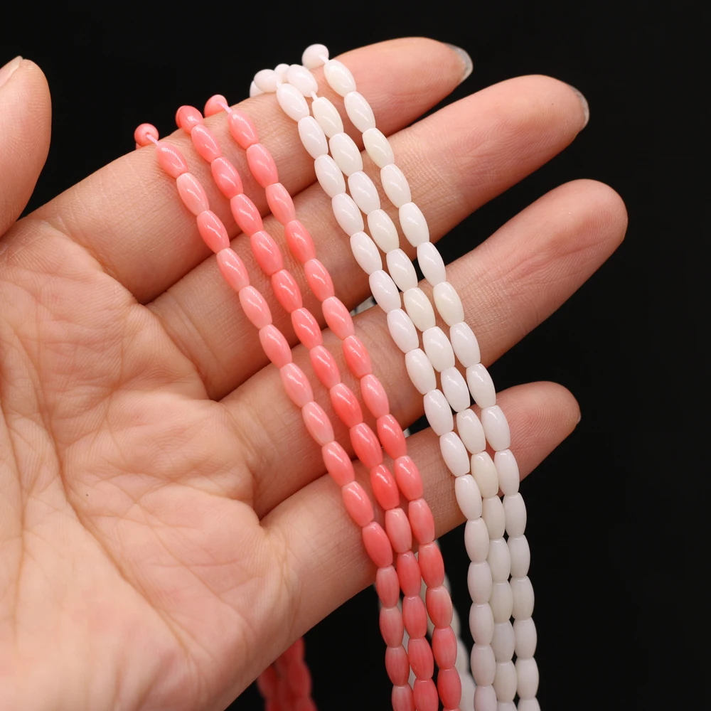 Natural Coral Bead Drop-Shaped Isolation Bead For Jewelry Making DIY Necklace Bracelet Earrings Accessory Size 4 X 9 MM