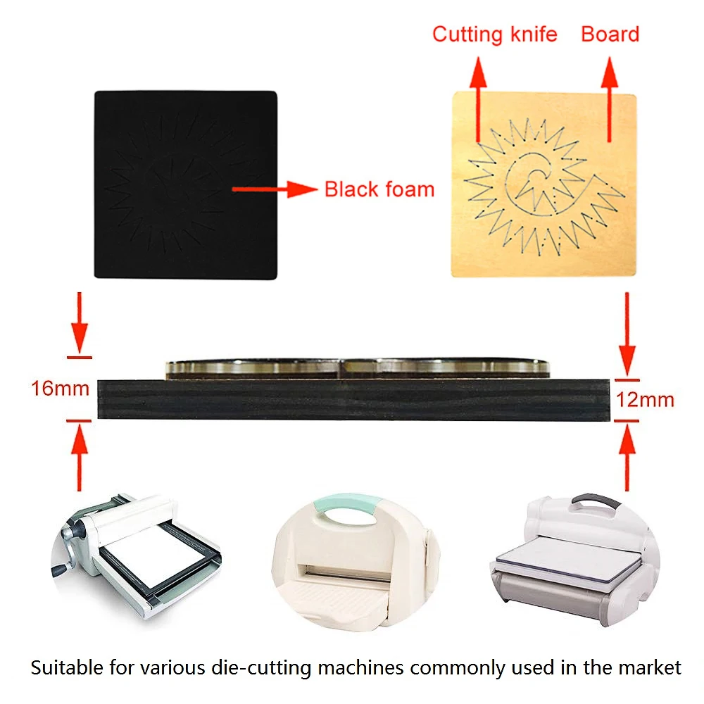 Wood Mold DIY Craft Accessories, Paper Hairpin Card, Blank Die-Cutting Tag, Suitable for Big Shot  Machines