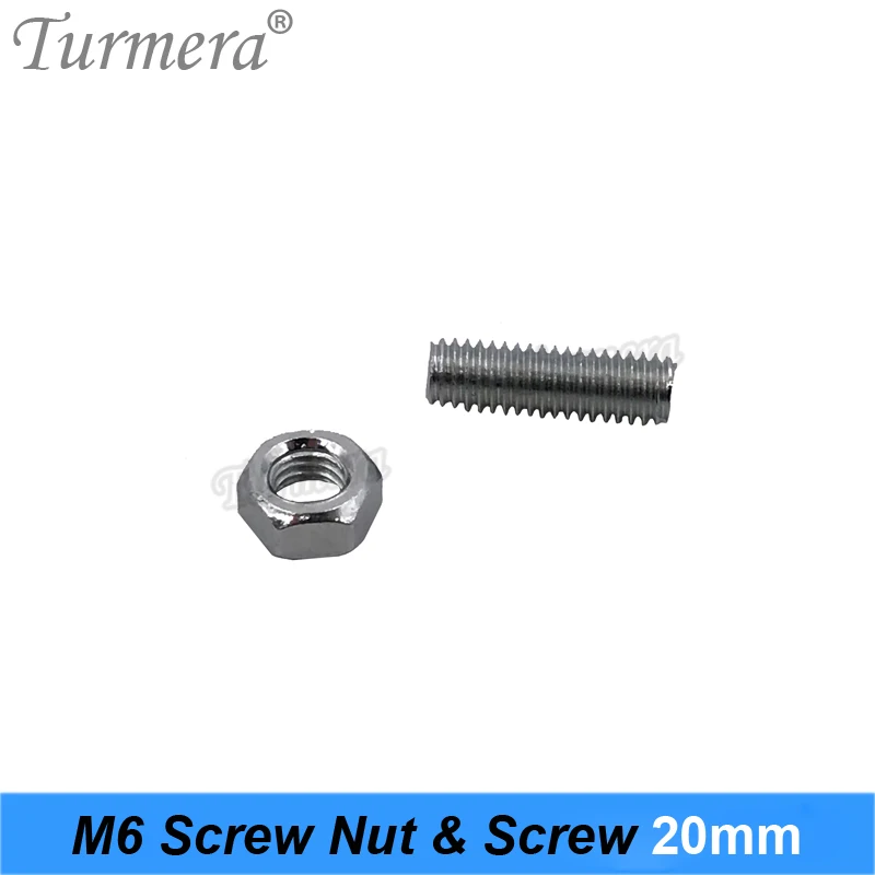 Comprimento do parafuso e da porca 20mm do parafuso de turmera m6 para a bateria 3.2v lifepo4 20ah 90ah 100ah 200ah 280ah 310ah conecta com as barracas usam um