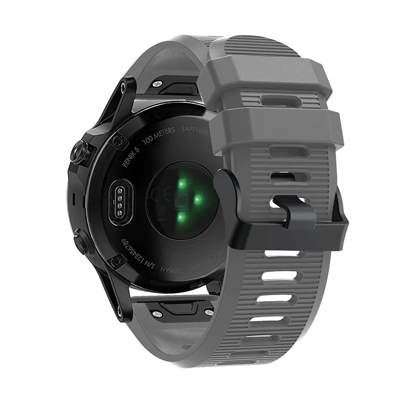 Correa de silicona para reloj inteligente, repuesto de liberación rápida para Garmin Fenix 6 6S 6X Pro 5 5X Plus 3 3 HR, 20, 22 y 26mm, novedad