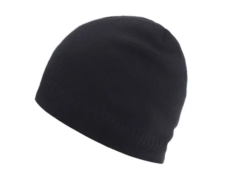 Skullies Beanies Männer Gestrickte Hut Winter Hüte Für Frauen Caps männer Winter Beanie Gorro Warme Dicke Pelz Motorhaube Homme Schädel hut Kappe – Detail 10