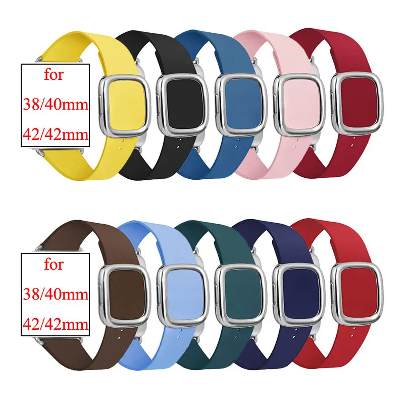 Watch-Band For Apple Watch 5/4 42mm 44mm Official Modern Style Buckle straps For iwatch 3/2/1 38mm 40mm Apple Watch Accessories