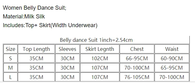 Belly Dance Costumes Set for Women Belly Dancing Half Sleeves Top+long Skirt 2pcs Oriental Dance Clothing Dance Wear Outfit Suit