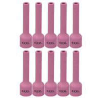 RIVERWELD 10pk TIG Gas Lens Alumina Nozzle Extra Long Size 53N58XXL #4XXL 1/4\