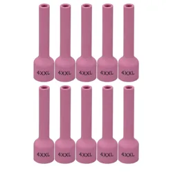 RIVERWELD 10pk TIG Gas Lens Alumina Nozzle Extra Long Size 53N58XXL #4XXL 1/4