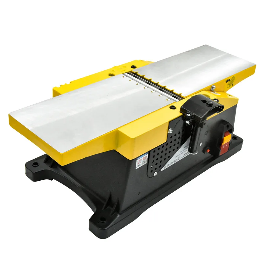 6 Inch Woodworking Planer Desktop 220V Electric Planer Multi-functional Household Power Tools Small Planer Heavy Duty Planer