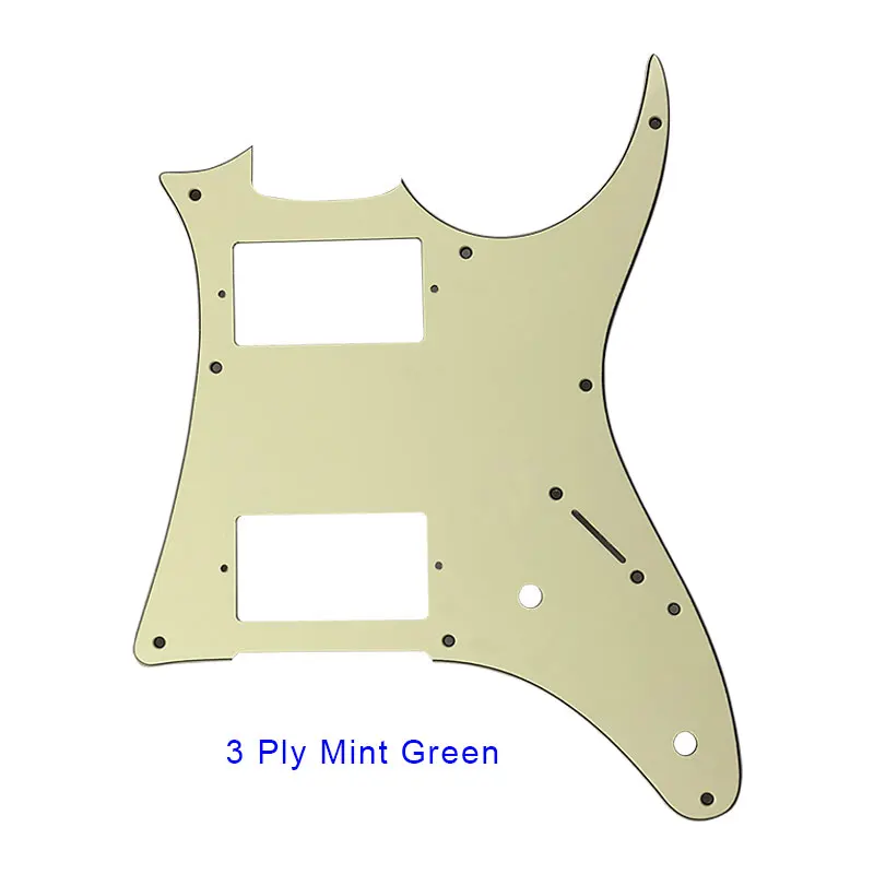 Xinyue Guitar Parts - For 10 Hole Screws MIJ Ibanez RGX20 Guitar Pickguard Humbucker HH Pickup Scratch Plate,Many Colors