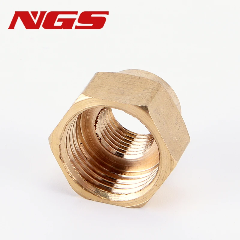 TPUFG Brass Internal Thread Copper Pipe Adapter Reducer Pipe Fitting Coupler Connector 1/8 1/4 3/8 1/2