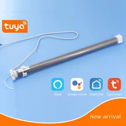 Tuya Smart WiFi Tubular Motor Electric Roller Shades, Works with Yandex Alice, Alexa, Google Home