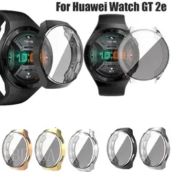 Full TPU Protective Case For Huawei Watch GT 2e Smart Watch Screen Protector Case GT2E Cover Shell Bumper + GT2e Protection Film