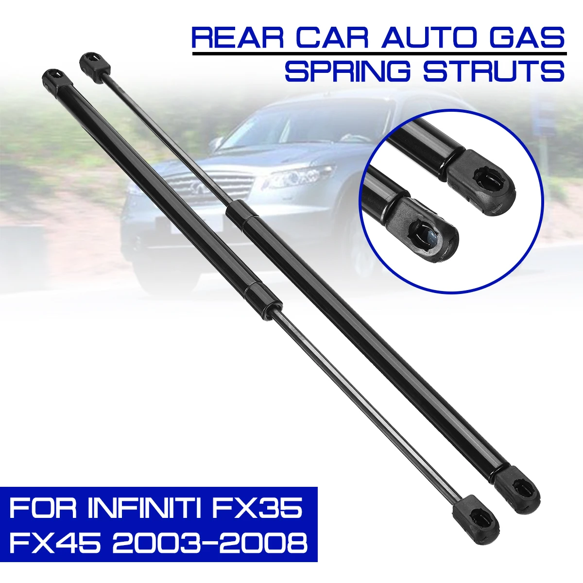 

Rear Trunk Tailgate Gas Spring Shock Lift Struts For Infiniti FX35 FX45 2003-2008 Strut Support Rod Arm Bars Bracket