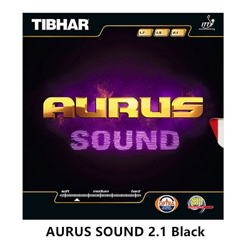 TIBHAR AURUS / AURUS SOUND / SOFT Original TIBHAR Tischtennis-Gummi-Ping-Pong-Schwamm 3