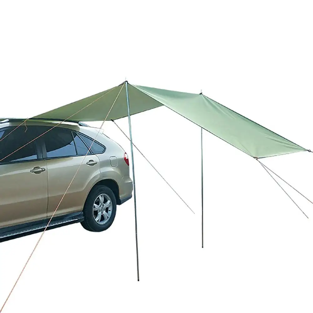 Car Awning Outdoor Camping Tent Folding Car ShelterAnti-UV Garden Fishing Waterproof Car Awning Tent Picnic Sun Shelter Dropship