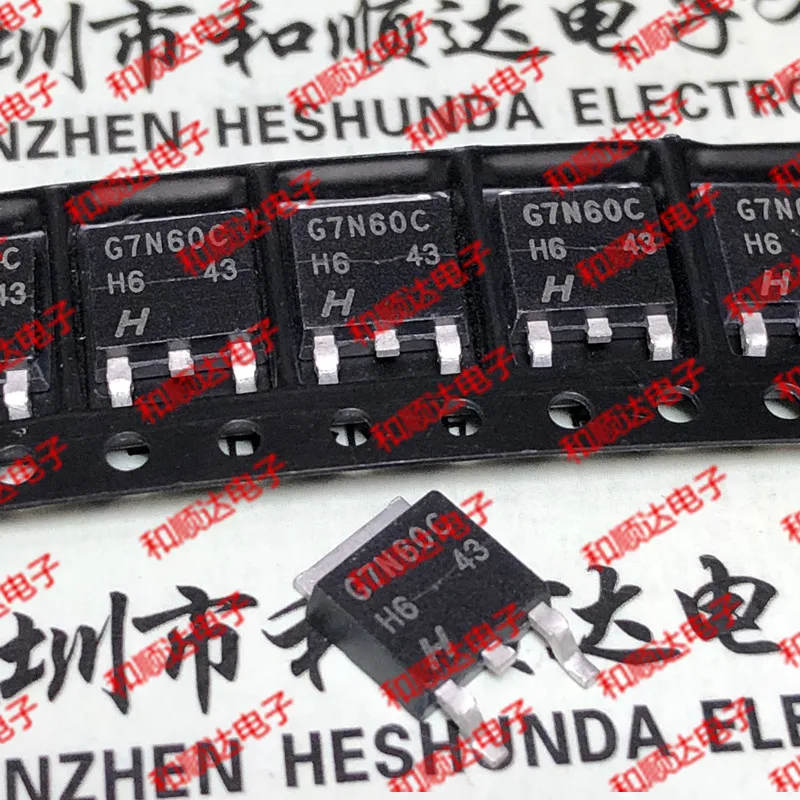10 قطعة/الوحدة G7N60C HGTD7N60C3S الأسهم الجديدة إلى 252 600V 14A