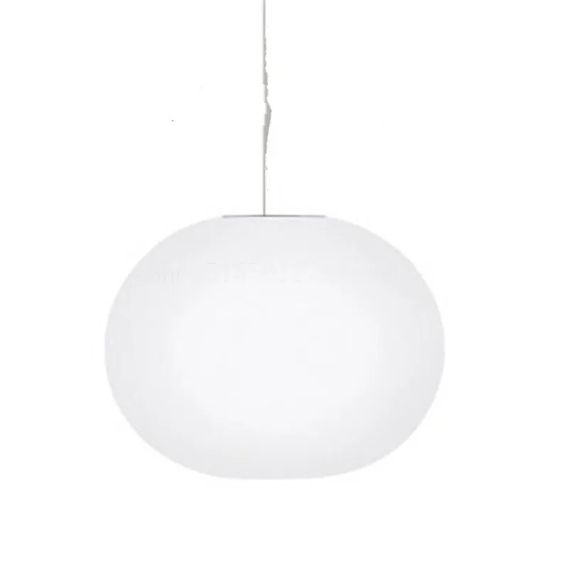 luminaria pendente estilo nordico moderno com vidro branco para decoracao de sala de estar simples oval com leite para restaurante 01