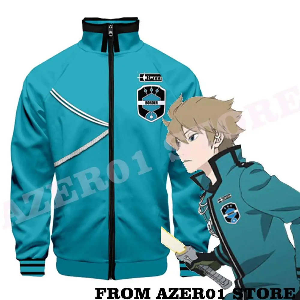 World Trigger Kuga Yuma Osamu Mikumo Cosplay Merch Zipper Jacket Coat Winter passionate Men/Women Streetwear Zipper Hoodies