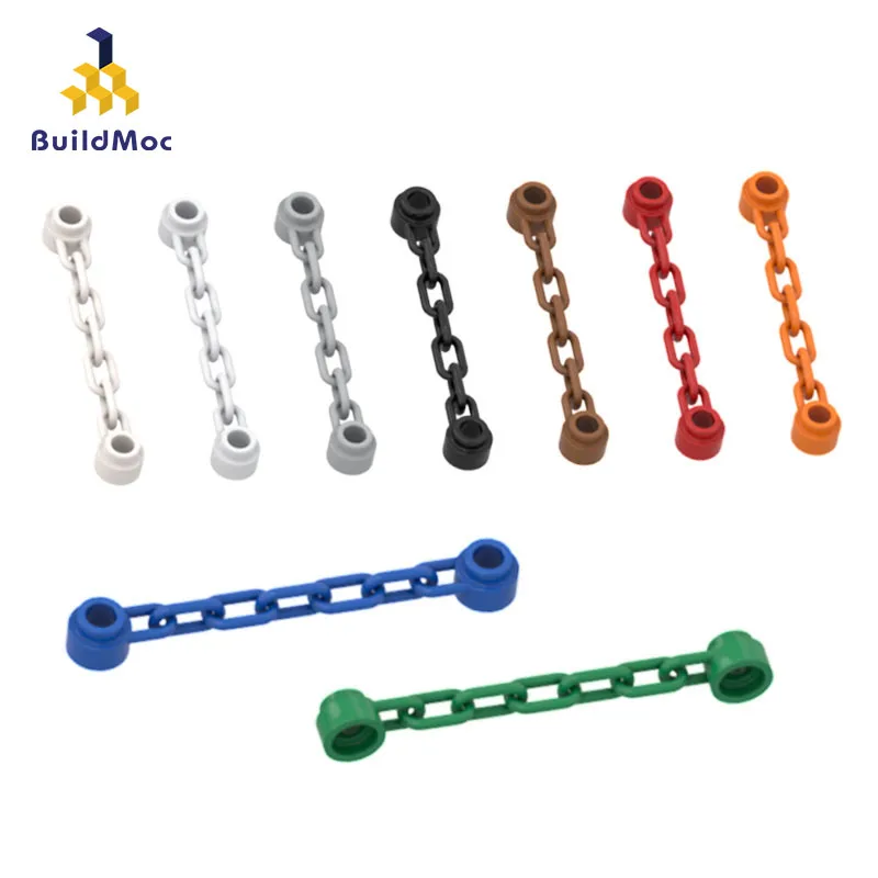 BuildMOC Compatible Assembles Particles 92338 1x6 Chain For Building Blocks Parts DIY Electric Education Toys Children Gifts