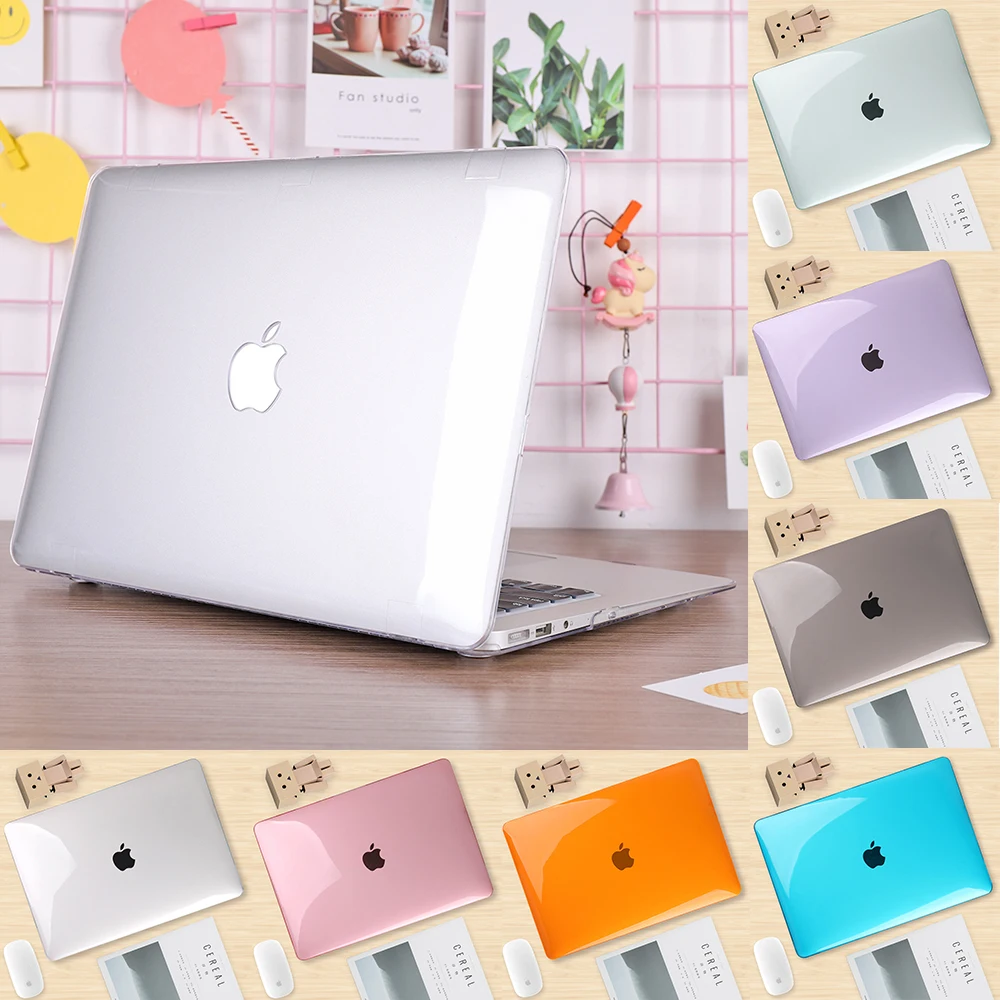 Matte / Crystal Clear Hard Shell Case For Macbook Pro 13 16 inch 2019 A2159 A2141 Touch Bar Air 13 A1932 A2179 Retina 15 A1707