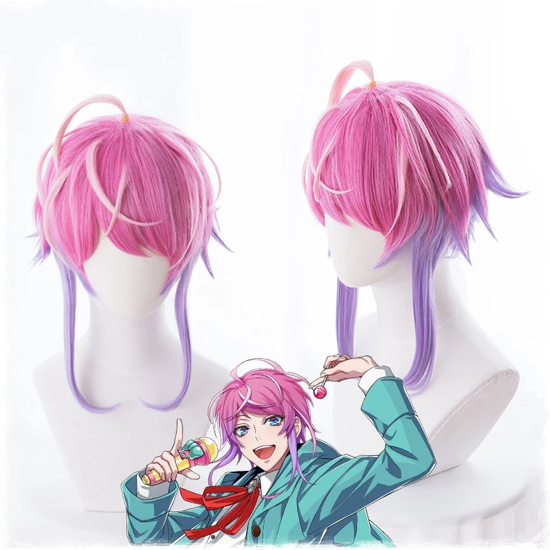 Division Rap Battle Hypnosis MIC Amemura Ramuda Short Wigs Cosplay kids Adult shoes boot Halloween props Synthetic Hair Wig cap