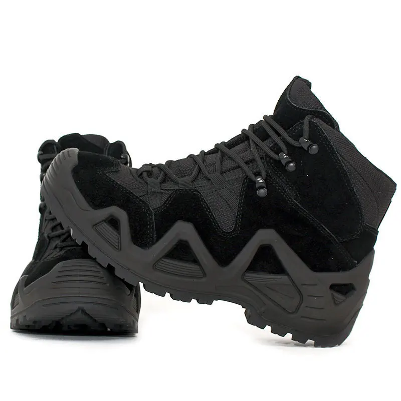 Army Fans Outdoor Mens Military Combat Tactical Desert Boots Male Field Hunting Hiking Climbing Training Non-slip Sports Shoes