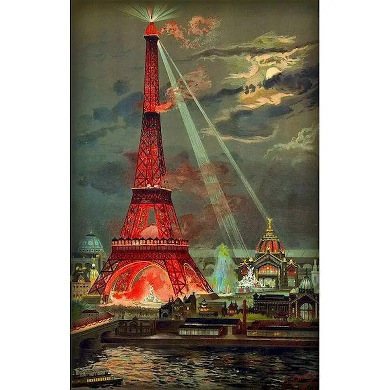 Peinture à l'huile par numéros de la tour Eiffel, ensemble de peinture à l'huile par numéros, paysage de Paris, Kits pour adultes, décoration murale de maison, cadeau artisanal 15 Peinture à l'huile par numéros de la tour Eiffel, ensemble de peinture à l'huile par numéros, paysage de Paris, Kits pour adultes, décoration murale de maison, cadeau artisanal 15