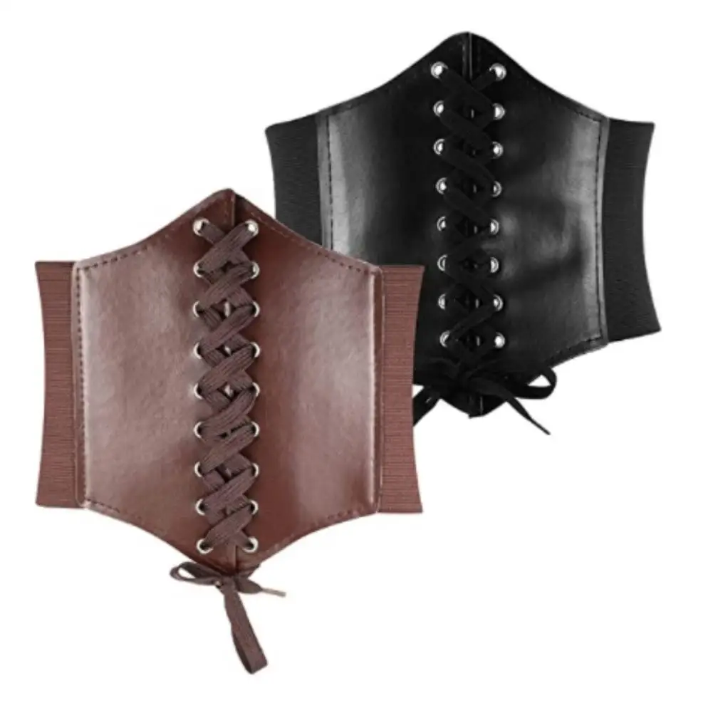 

Ladies Fashion Stretch Belt Elastic Buckle Corset For Wide Dress Tassels Elastic Buckle Wide Dress Corset Waistband