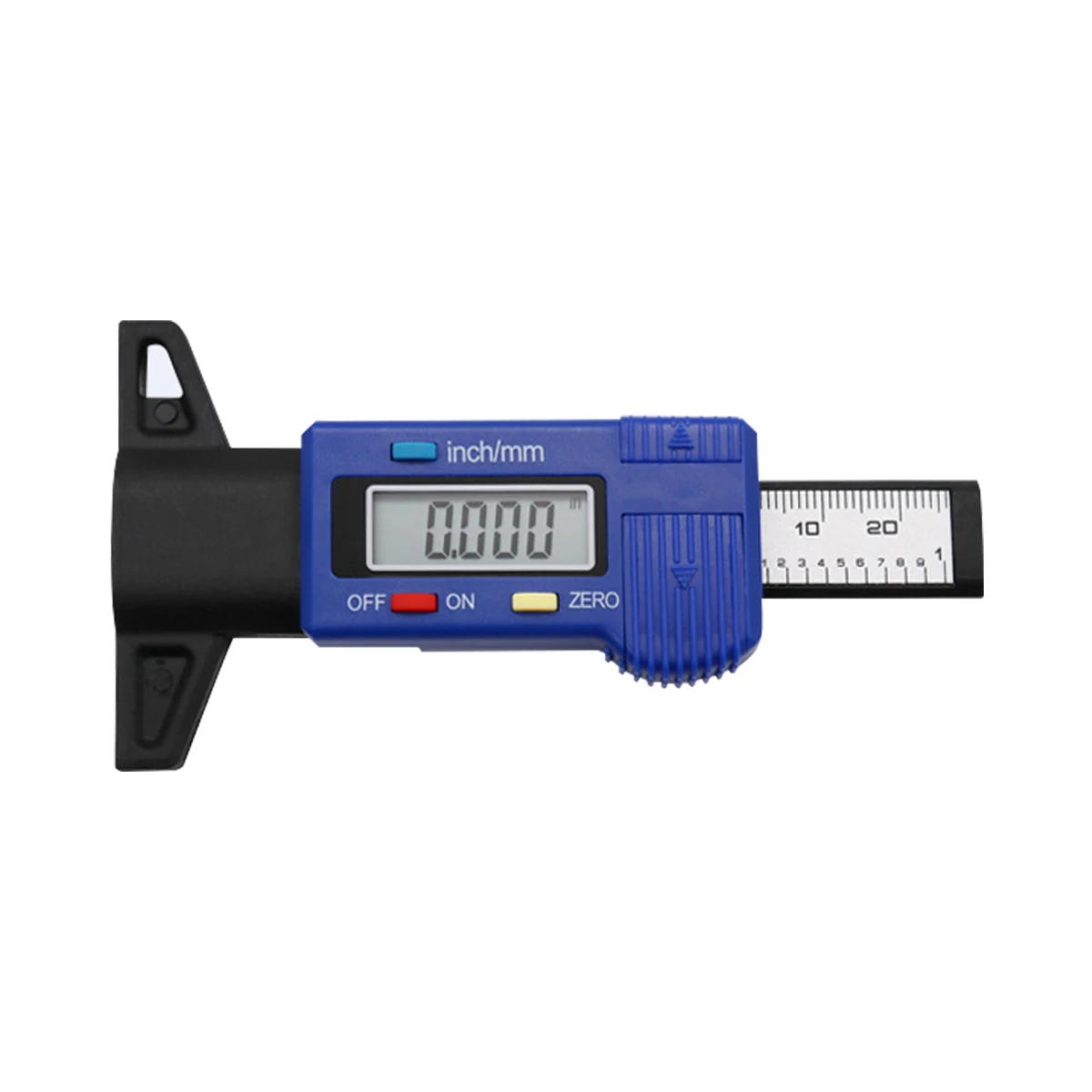 0-25.4mm Digital Car Tyre Tire Tread Depth Gauge Meter Caliper Thickness Gauges Auto Tire Wear Detection Measuring Tool