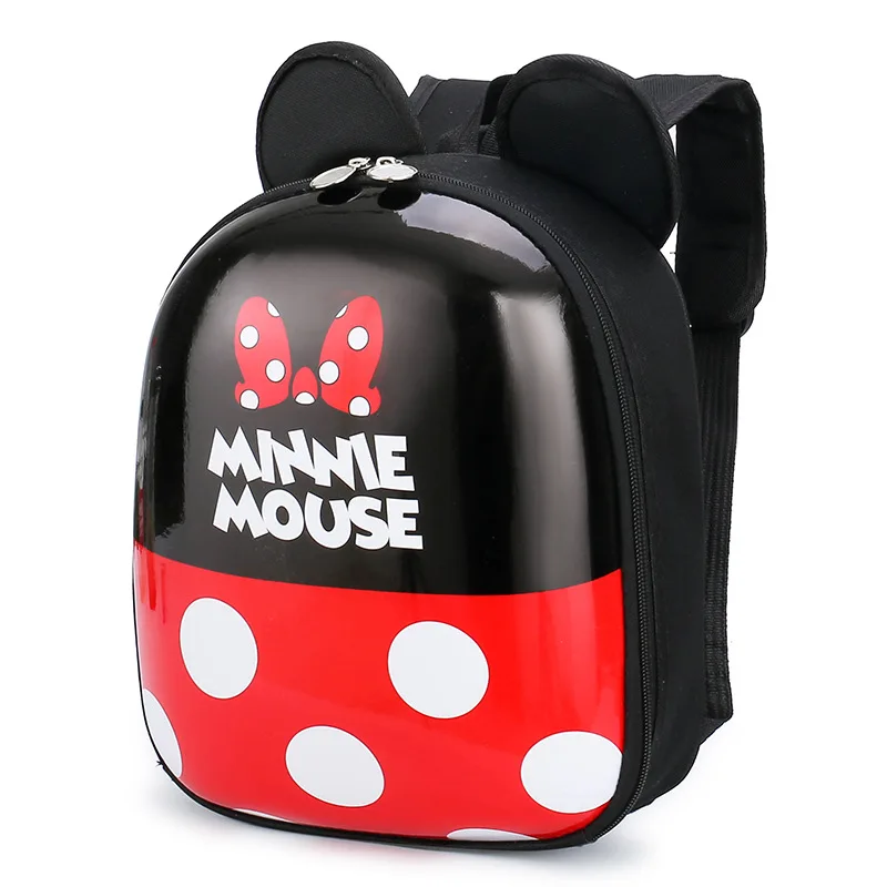 Mochila con estampado de dibujos animados para niños y niñas, morral escolar con estampado de Disney, Mickey Mouse, Minnie, para guardería, novedad