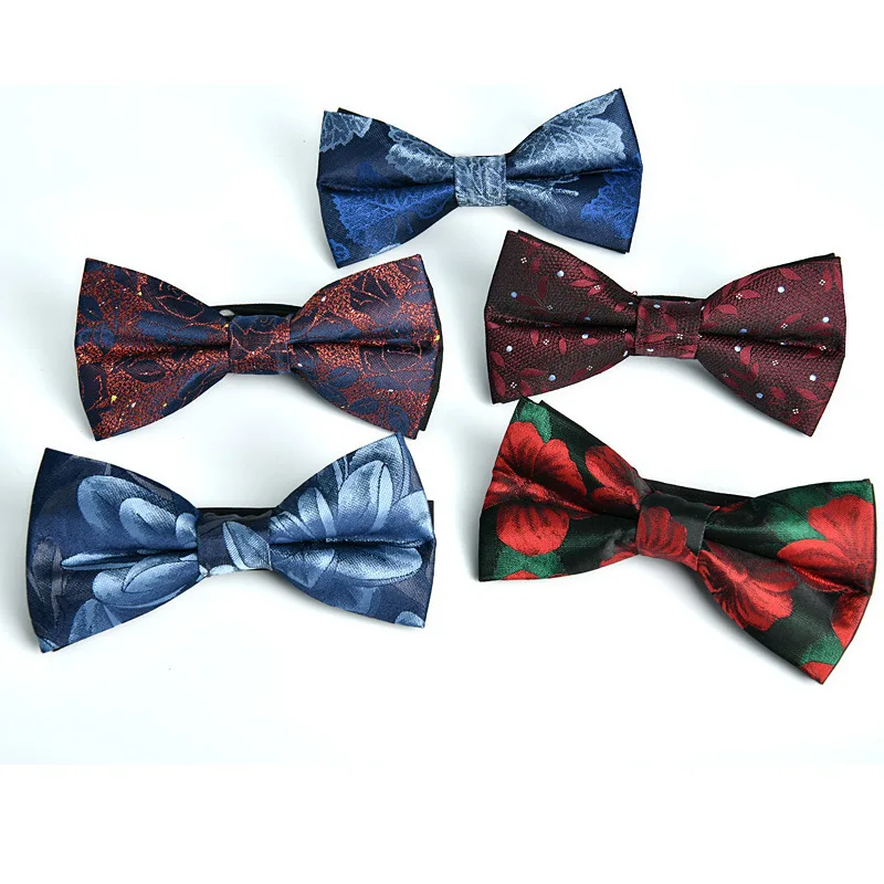 New Fashion men's Bow Tie Wedding Accessories Thanking gifts Purple Navy Blue Bowtie Gift for Boyfriend Men Mucha Do Garnituru