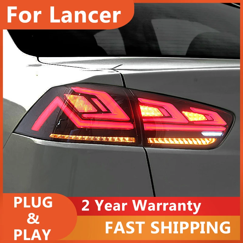

Tail Light For Mitsubishi Lancer 2008-2021 Taillight Rear DRL Fog Brake Turn Signal Reversing