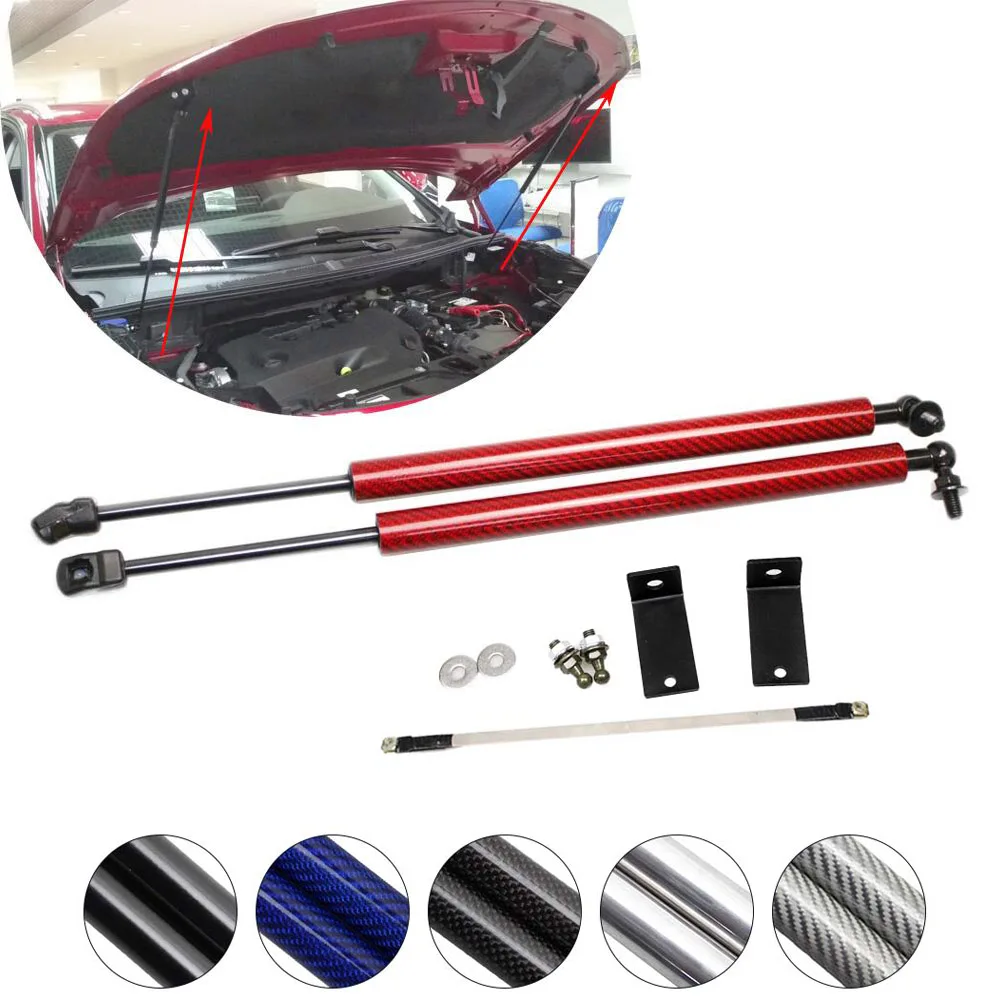 Para Peugeot 3008 SUV 2017-2023 Auto Capô Frente Modificar Fibra de Carbono Struts Gás Shock Damper Lift Suporte Absorber