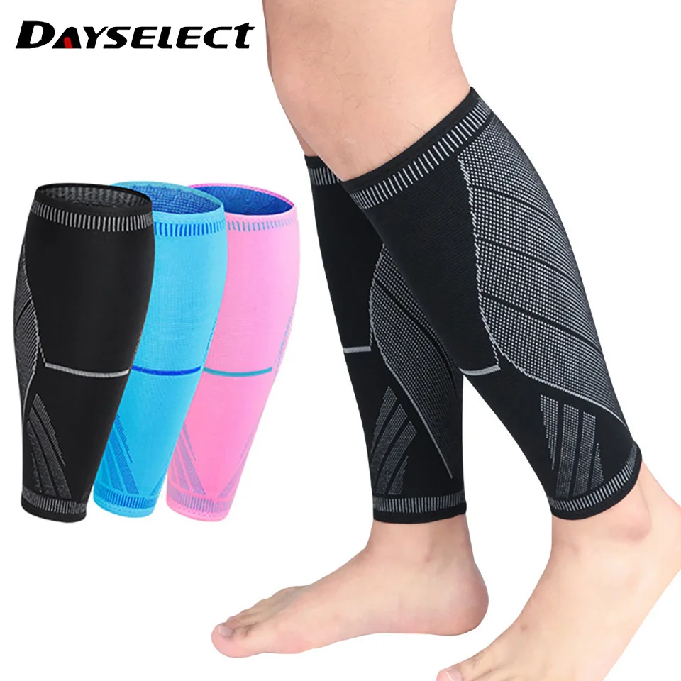 

1Pcs Running Athletics Compression Sleeves Leg Calf Shin Splints Elbow Knee Pads Protection Sports Safety Unisex