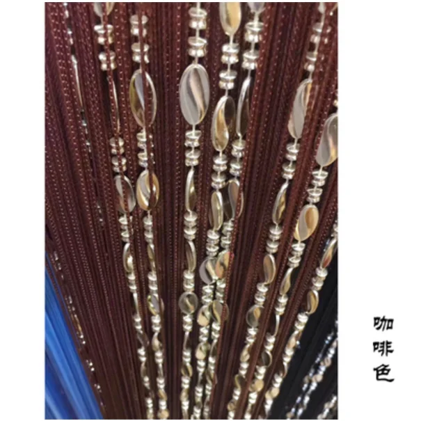 Beaded String Curtain Door Curtain Beads Thread Curtains Window Wall Panel Room Divider Doorway Home Living Room Wedding