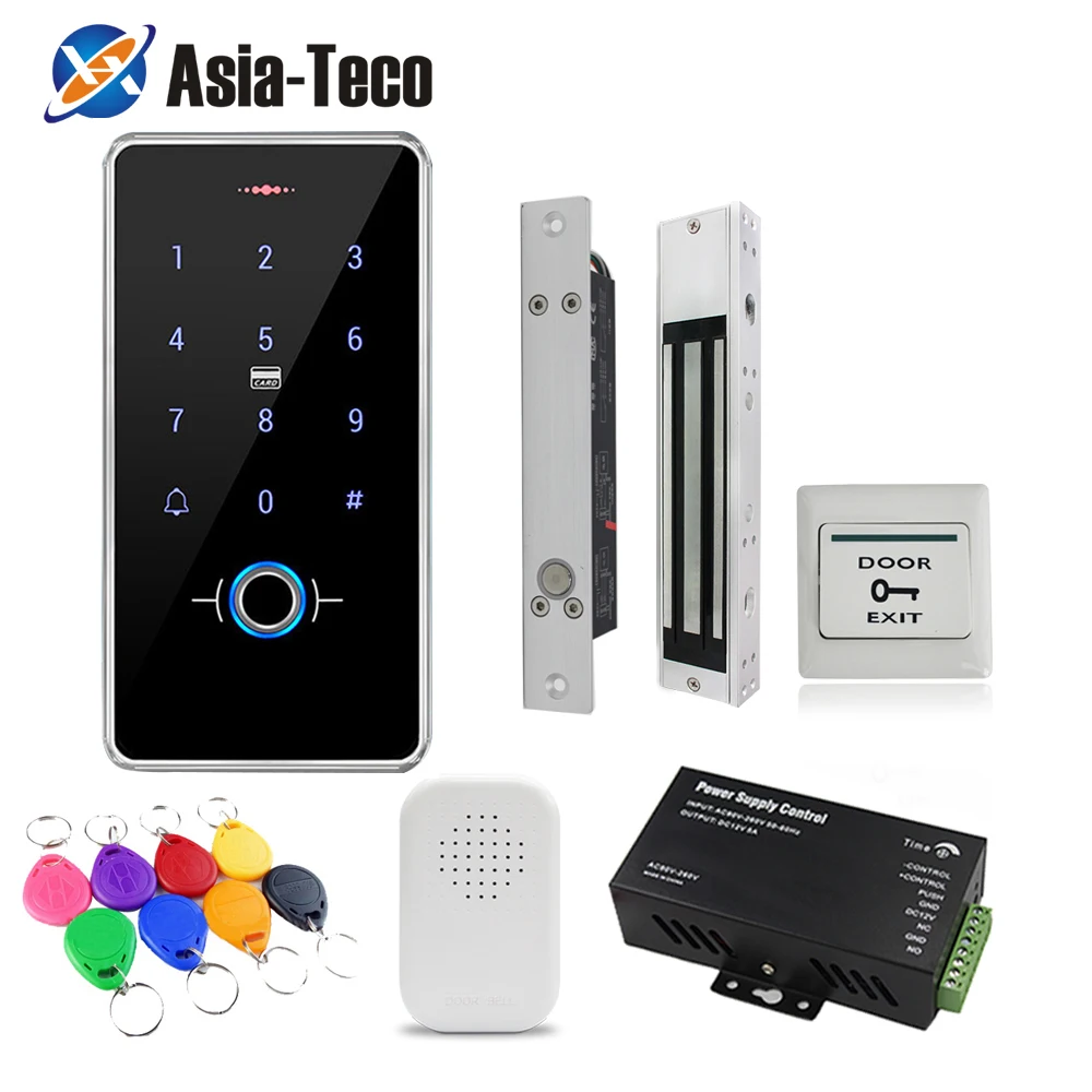 

Standalone RFID Door Access Control System Kit 125KHZ Proximity Card Keypad electronic door lock with DC12V Power Supply