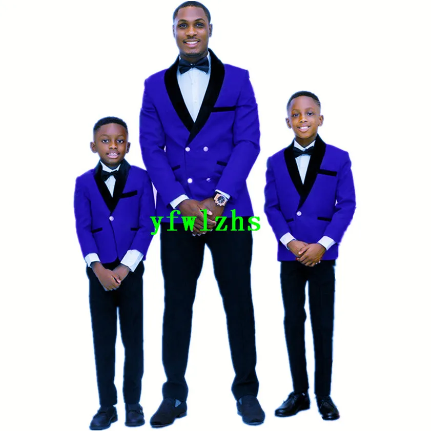 

Handsome Double-Breasted Groomsmen Shawl Lapel Groom Tuxedos Men Suits Wedding/Prom Best Blazer ( Jacket+Pants+Tie) B534