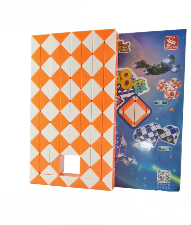 108 Magic Snake Ruler Puzzle 108 Sections Speed Antistress Cube Twist Snake Folding Educational Toy kids child Magic Ruler Cube